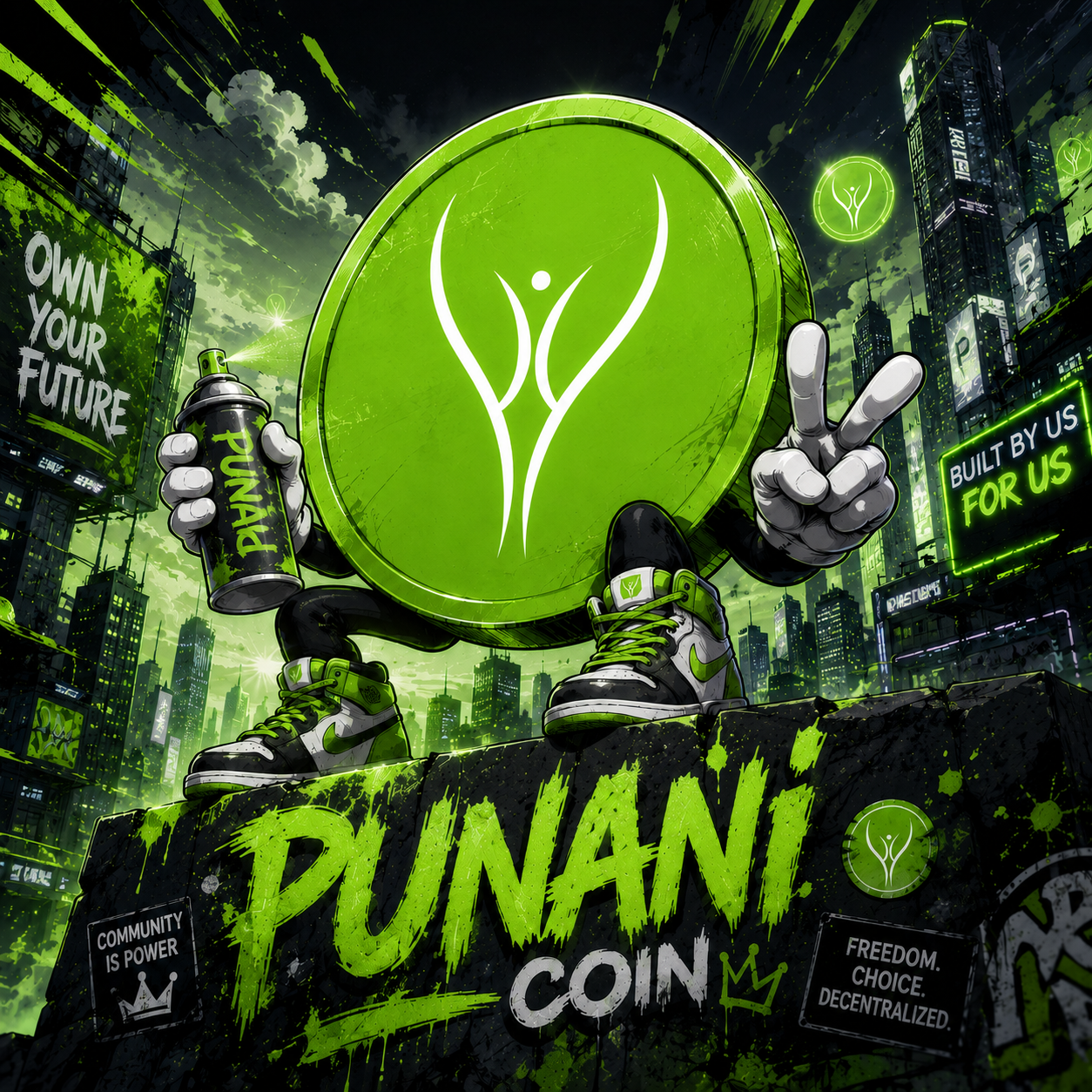 PunaniCoin comic hero